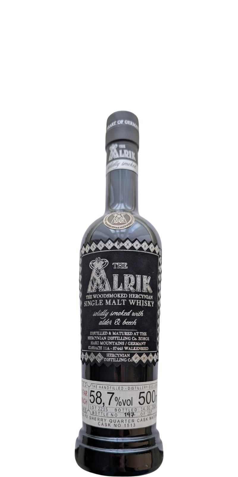 The Alrik Aged by Far Enough Years  The Handfilled - Distillery Exclusive