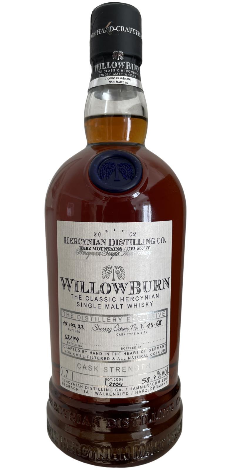 WillowBurn 2013  The Distillery Exclusive - Cask Strength