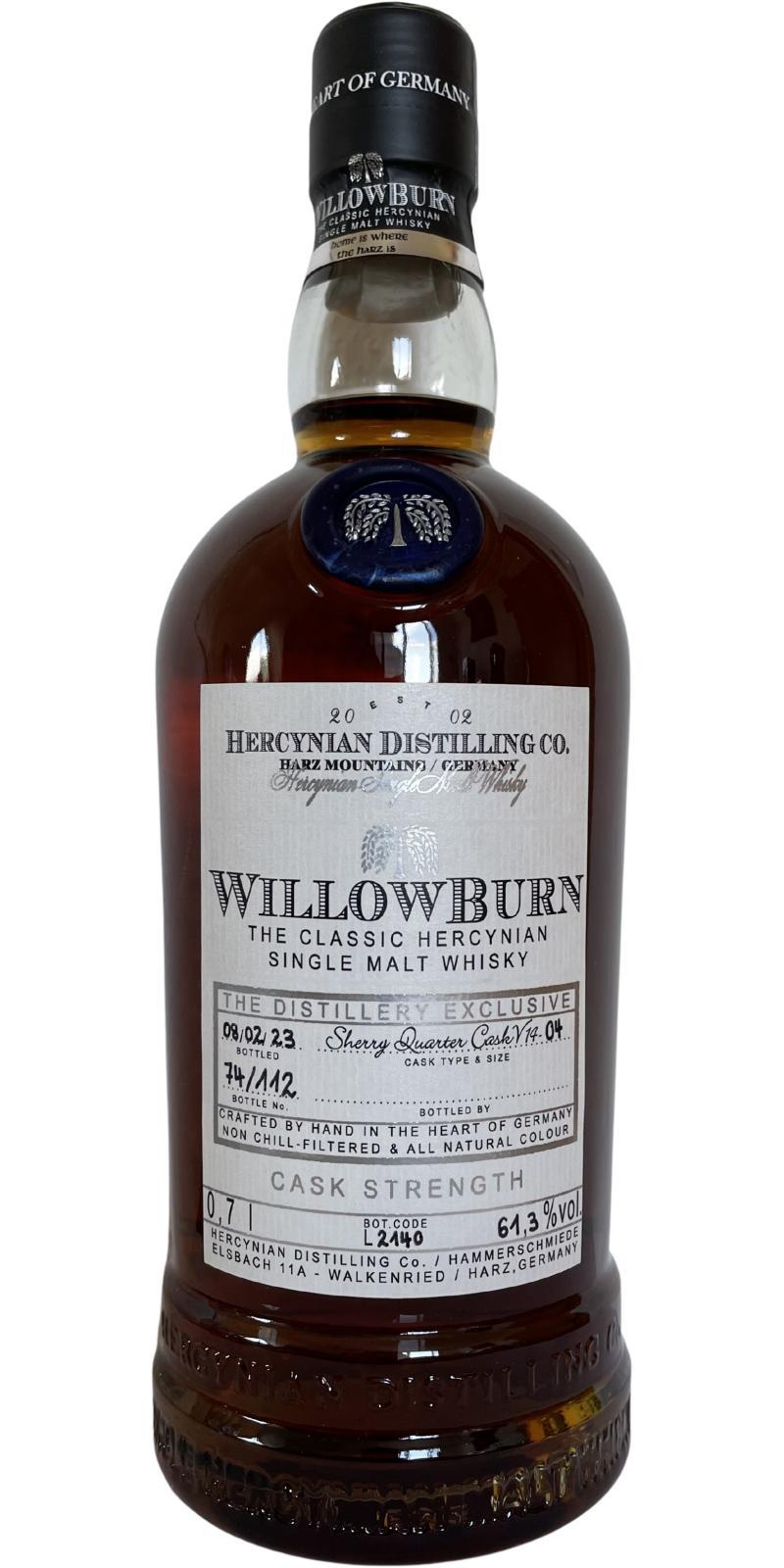 WillowBurn 2014  The Distillery Exclusive