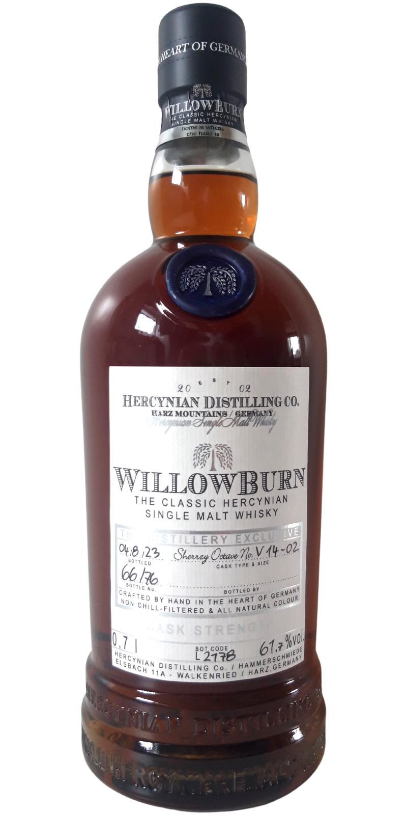 WillowBurn 2014  The Distillery Exclusive - Cask Strength