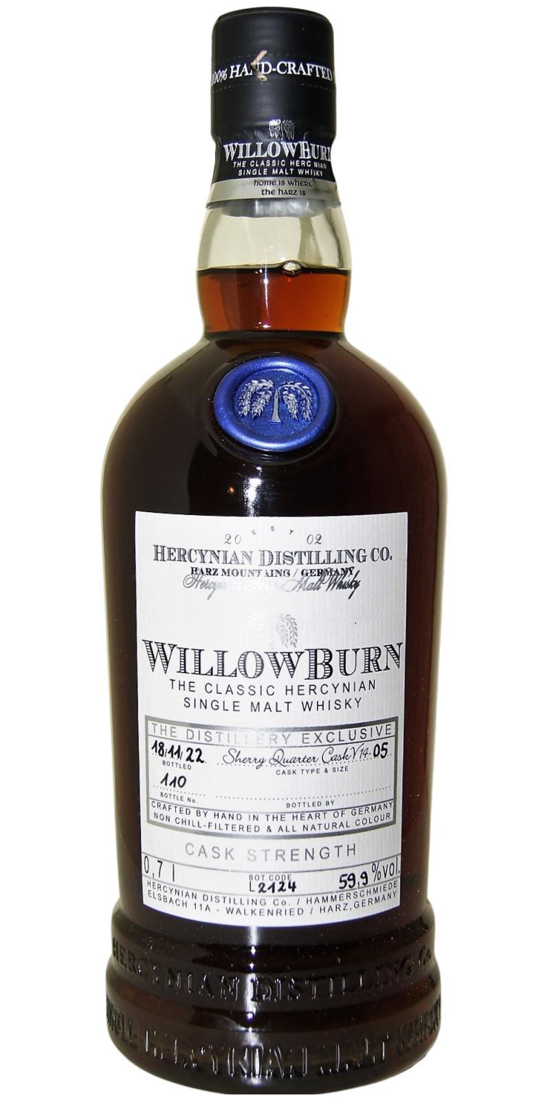 WillowBurn 2014  The Distillery Exclusive - Cask Strength