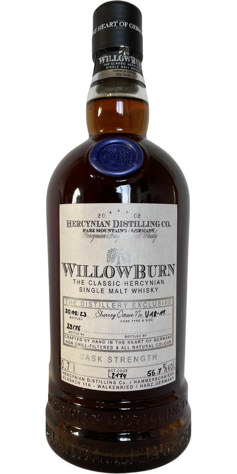 WillowBurn 2018  The Distillery Exclusive