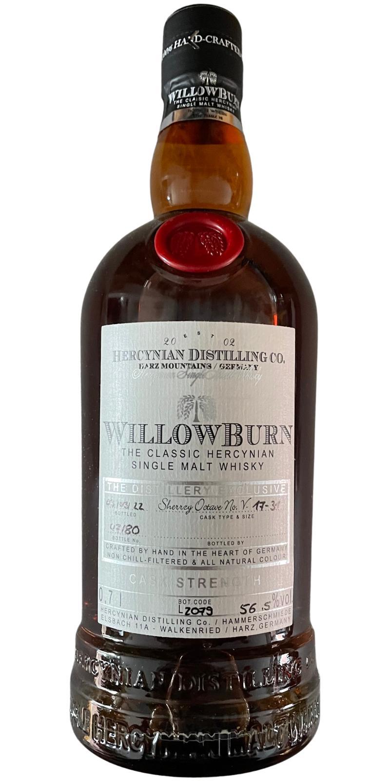 WillowBurn The Distillery Exclusive  Cask Strength