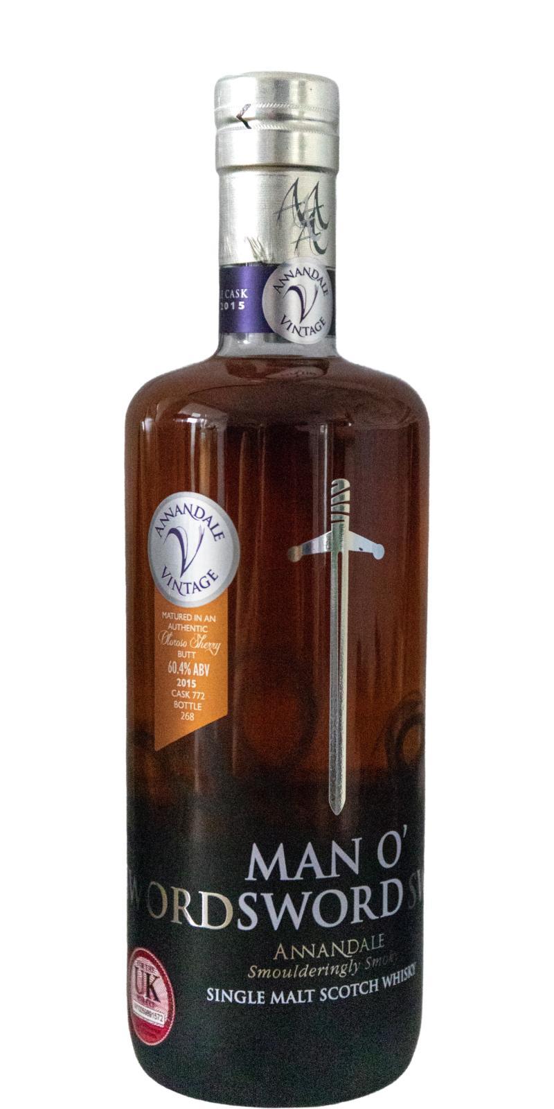 Annandale 2015  Man O' Sword - Vintage Range