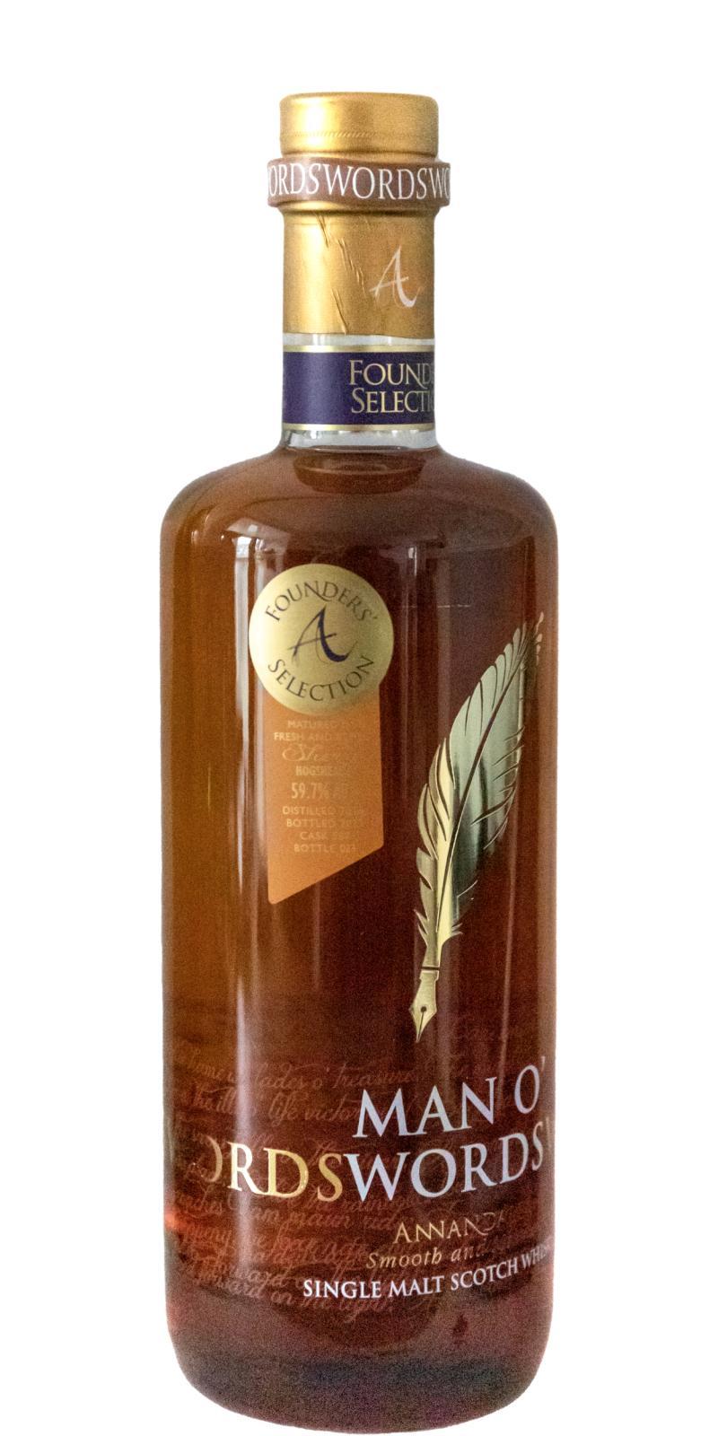 Annandale 2016   Man O' Words - Founders' Selection