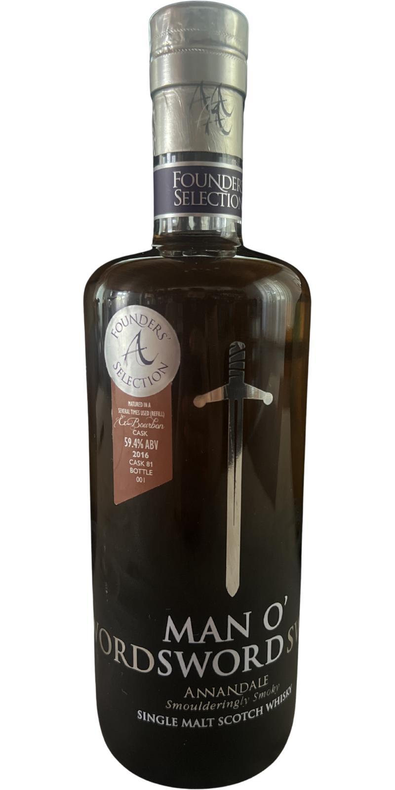 Annandale 2016  Man O' Sword - Founders' Selection