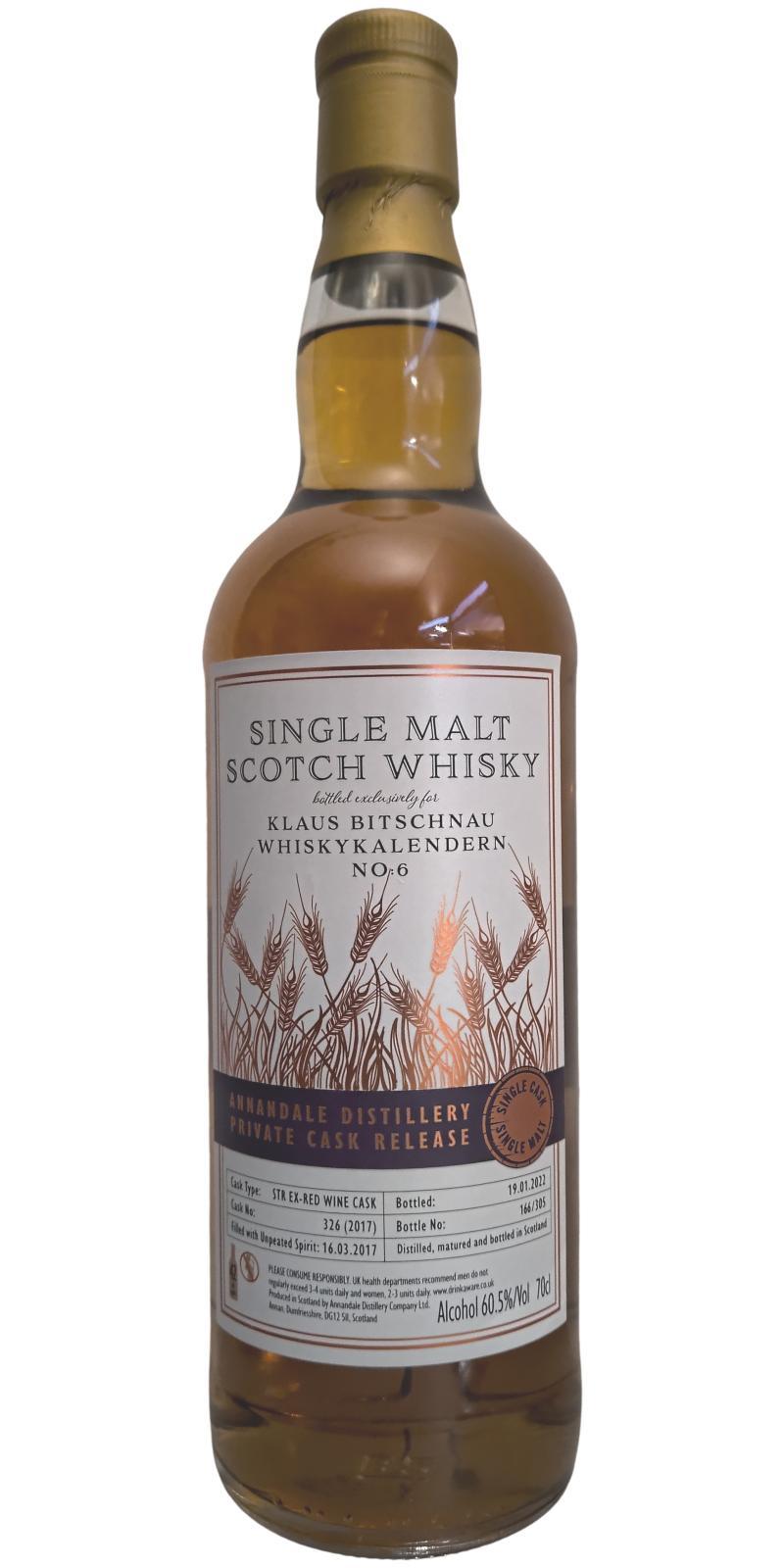 Annandale 2017  Whiskykalendern No:6