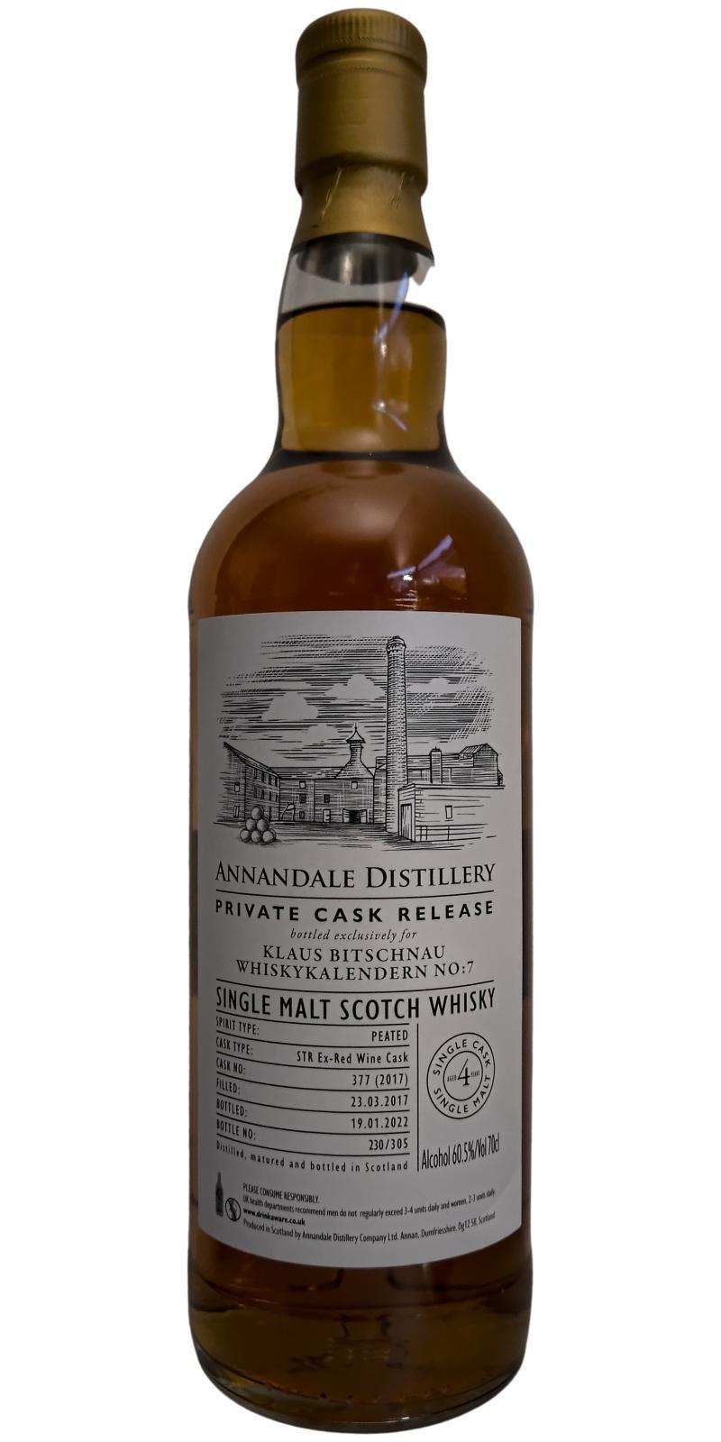 Annandale 2017  Whiskykalendern No:7