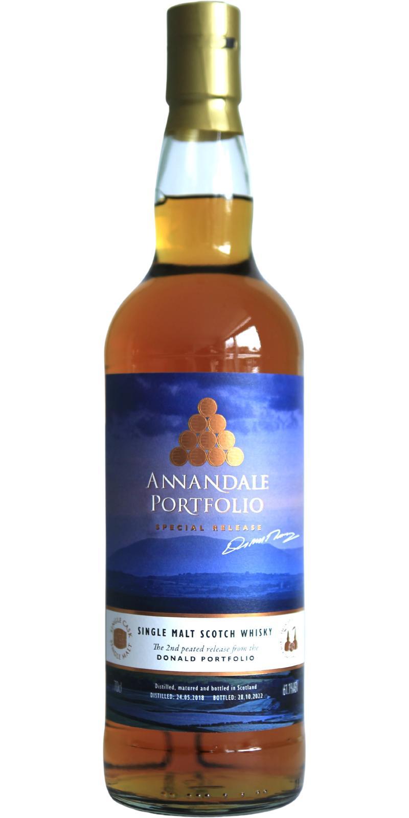 Annandale 2018  2nd peated release from the Donald portfolio