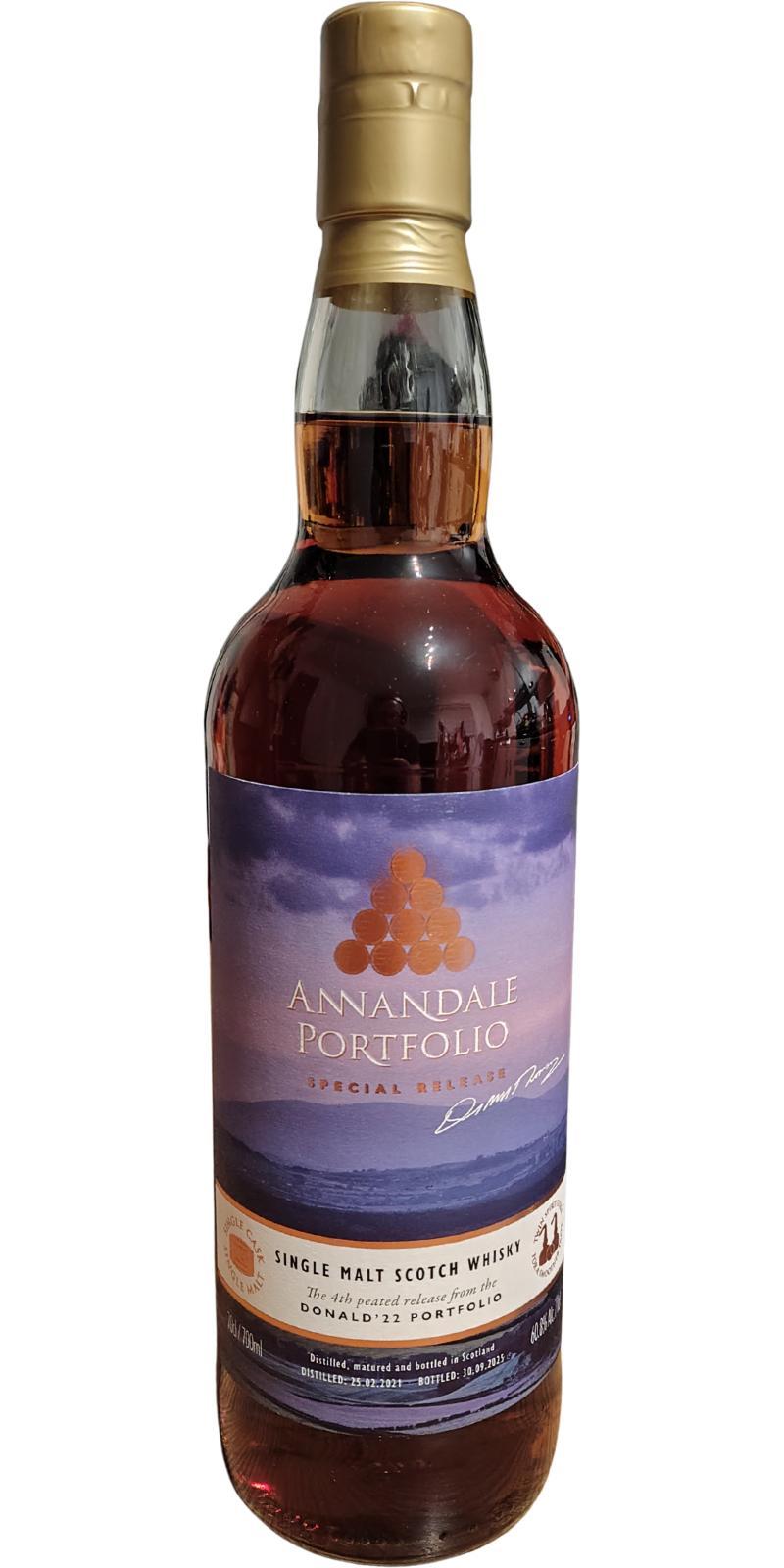 Annandale 2021  4th peated release from the Donald'22 portfolio