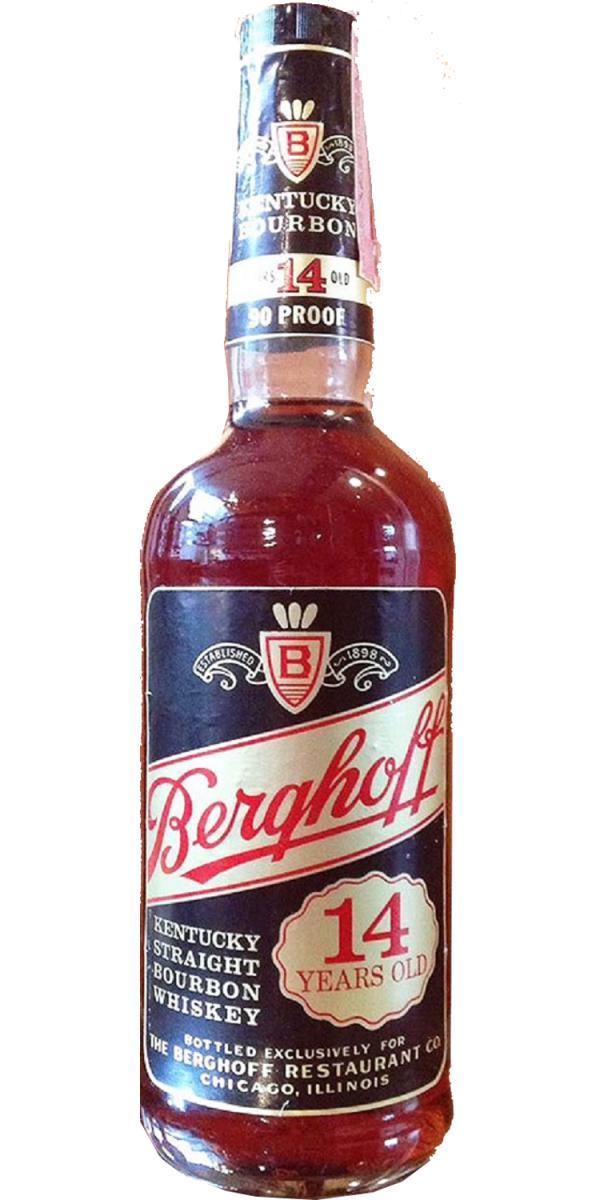 Berghoff 14-year-old  Kentucky Straight Bourbon Whiskey