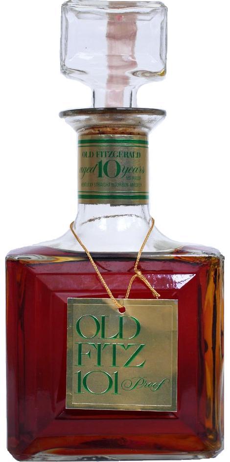 Old Fitzgerald 10-year-old  Glass Decanter