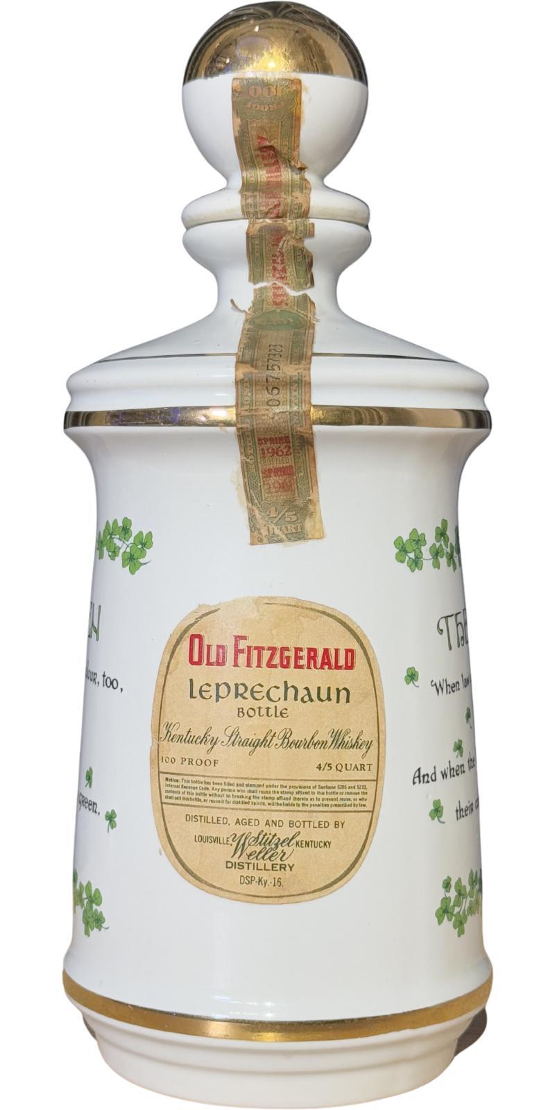 Old Fitzgerald 1962 Leprechaun Bottle