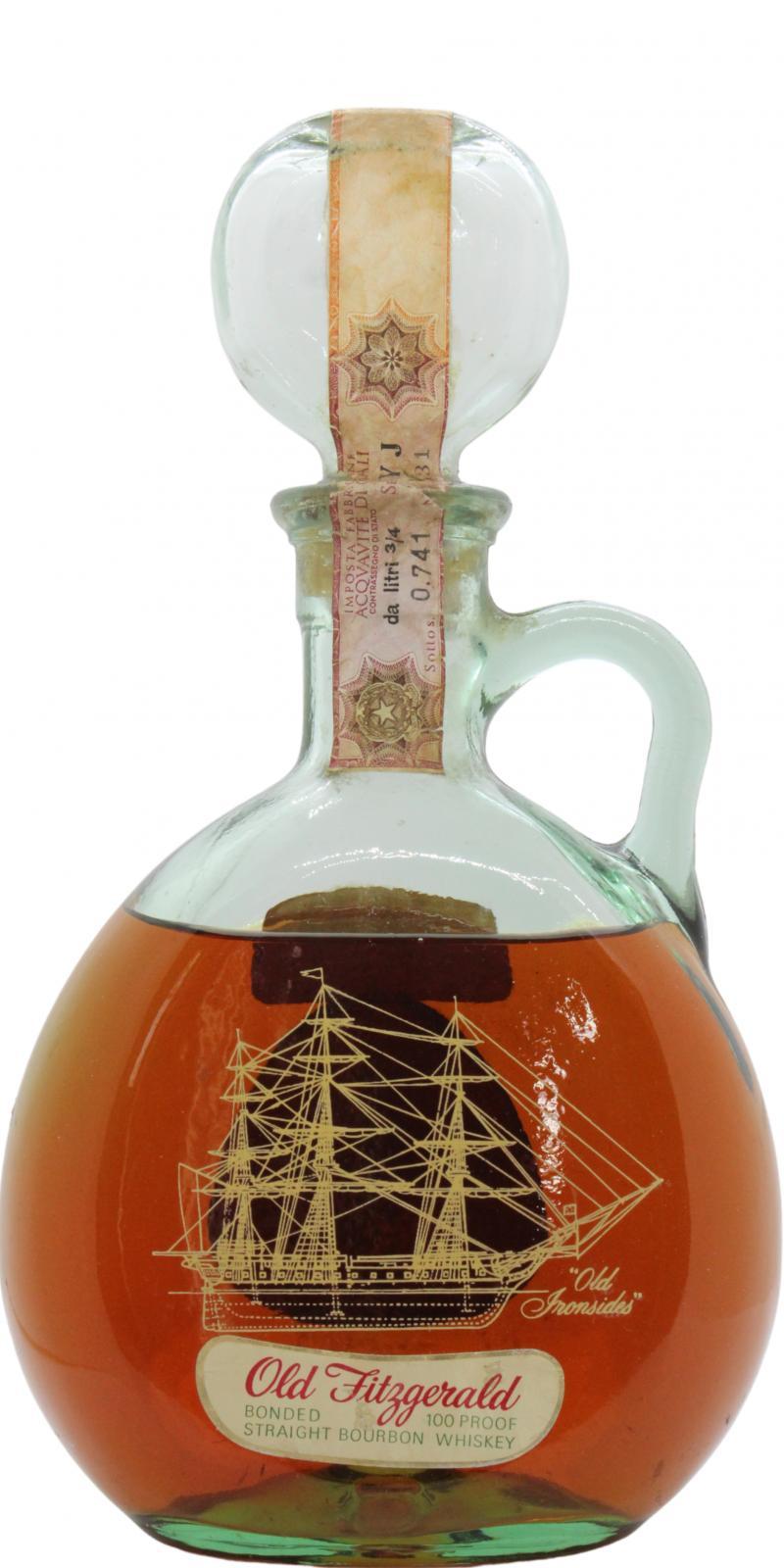 Old Fitzgerald 1965  Old Ironsides Decanter