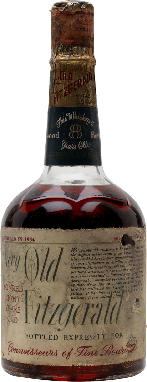Very Old Fitzgerald 1954  Bottled in Bond