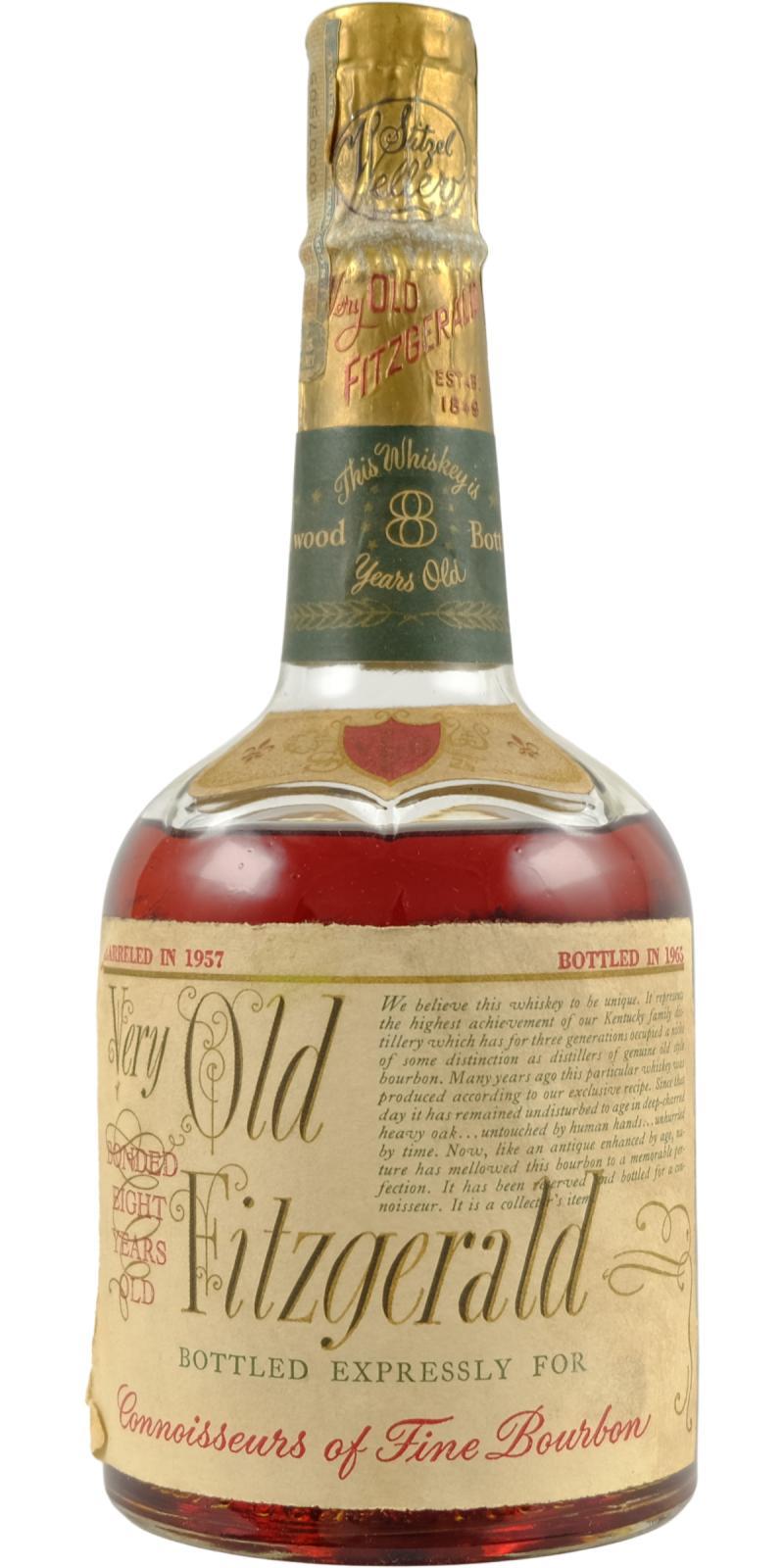 Very Old Fitzgerald 1957  Bottled in Bond
