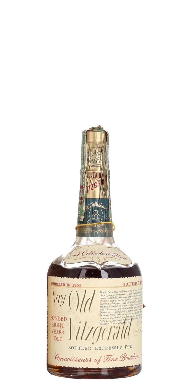 Very Old Fitzgerald 1960  Bottled in Bond