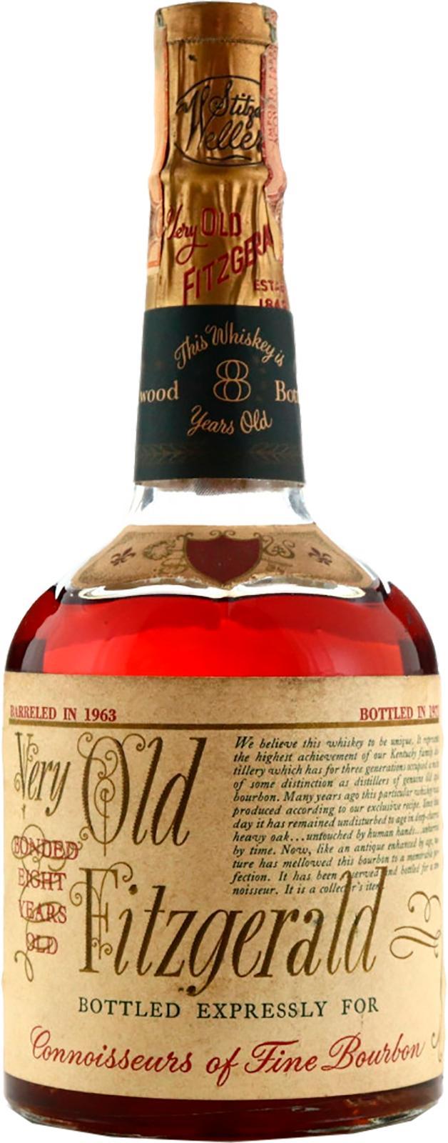 Very Old Fitzgerald 1963  Bottled in Bond