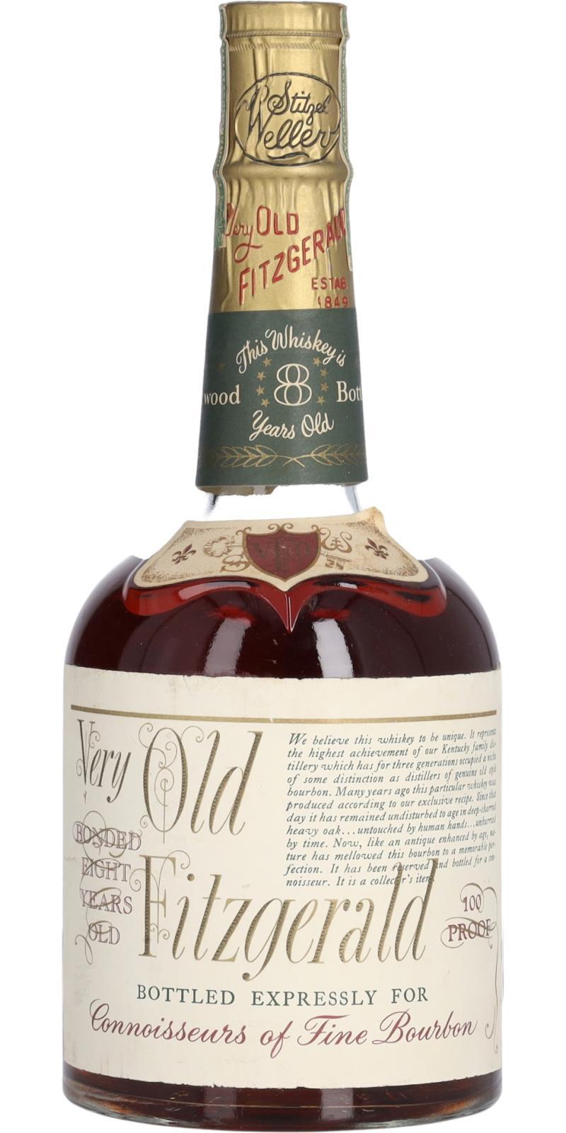 Very Old Fitzgerald 1965  Bottled in Bond