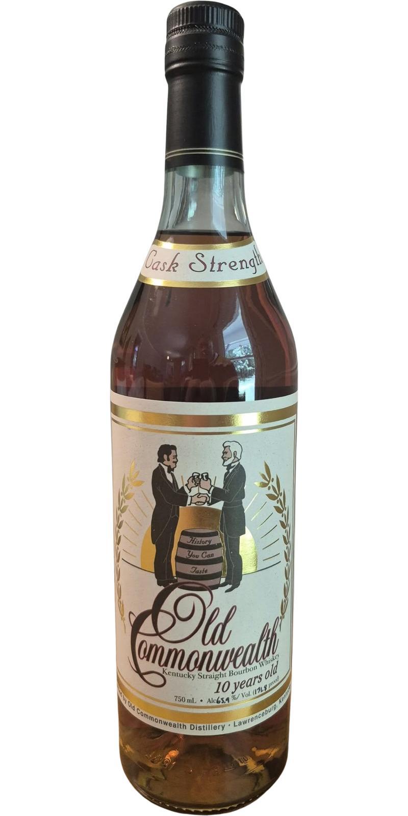 Old Commonwealth 10-year-old  Cask Strength