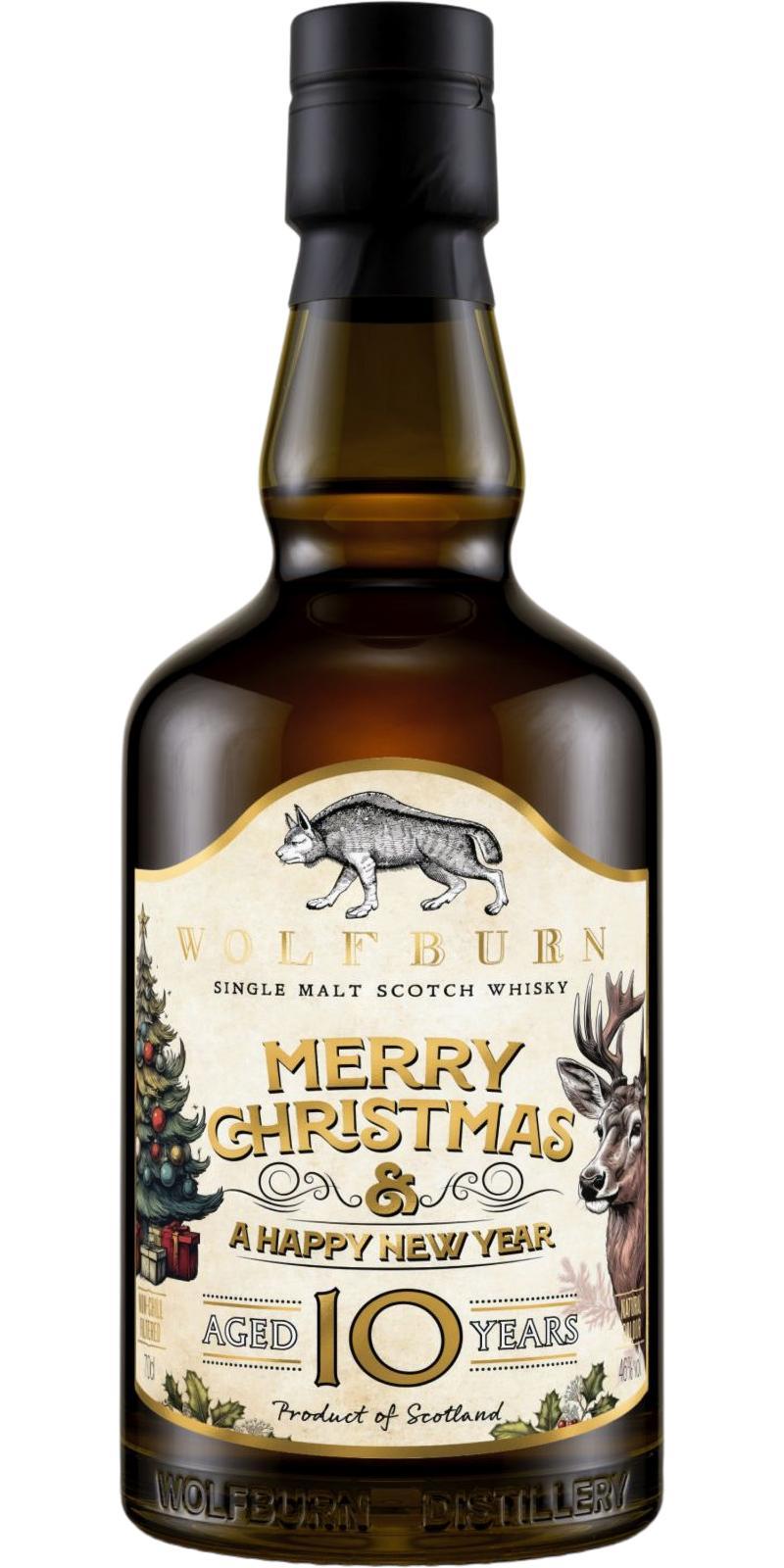 Wolfburn 10-year-old Merry Christmas & A Happy New Year - Christmas Edition 2024