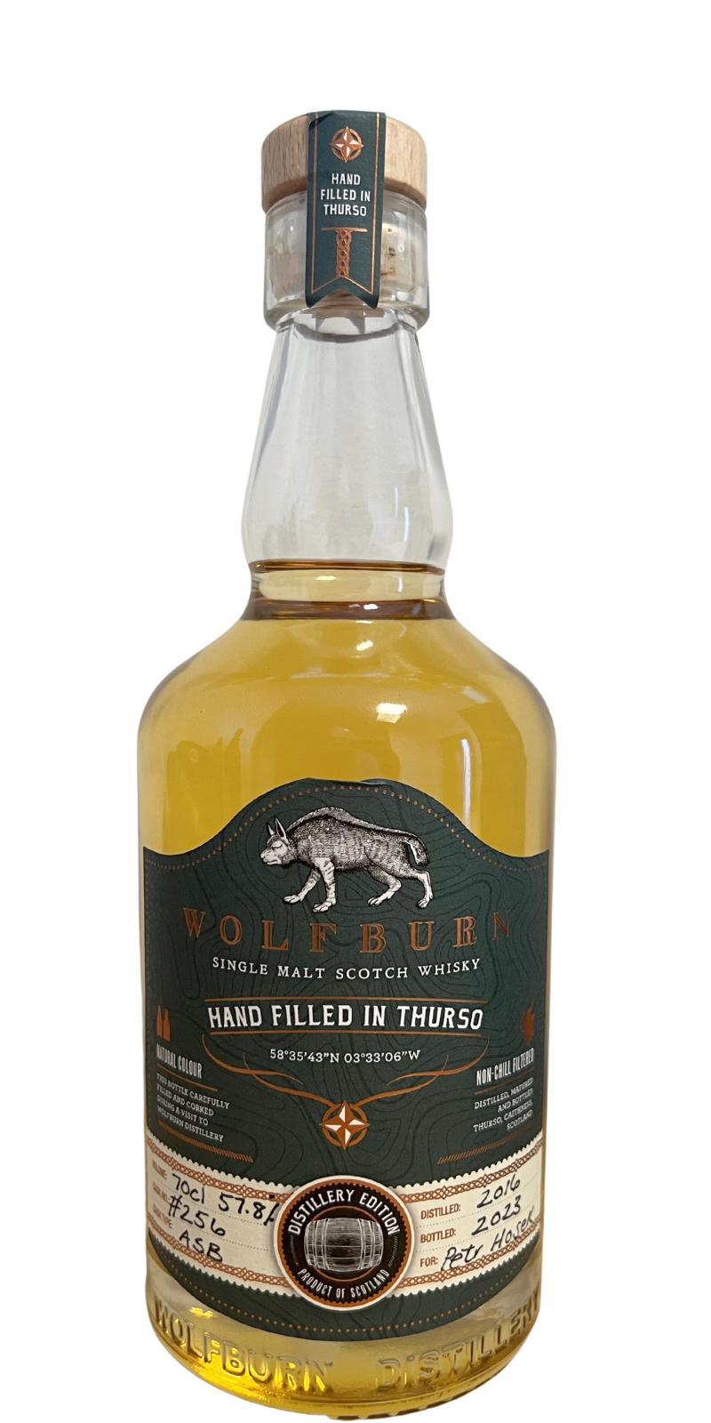 Wolfburn 2016 Distillery Edition - Hand Filled In Thurso