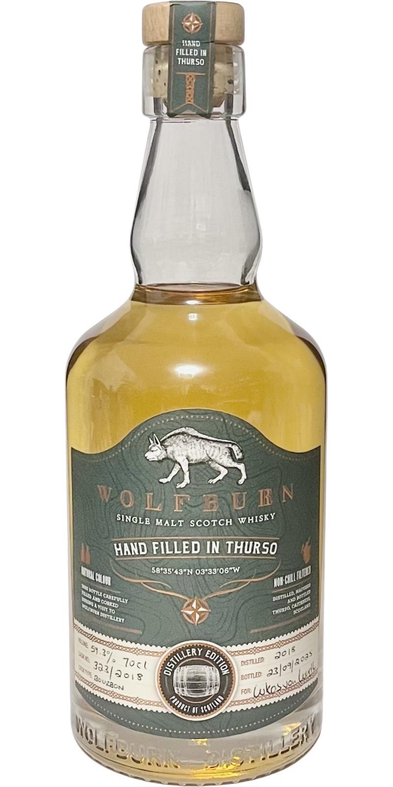 Wolfburn 2018 Hand Filled Distillery Exclusive