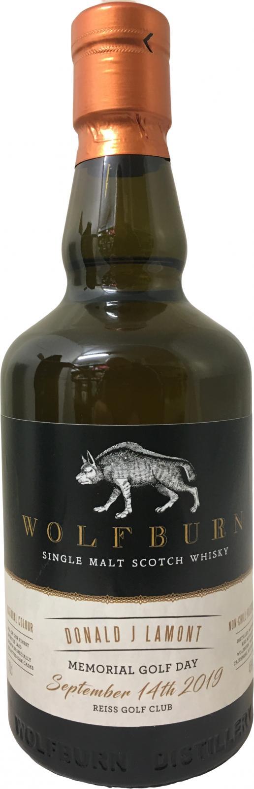 Wolfburn Donald J Lamont - Memorial Golf Day