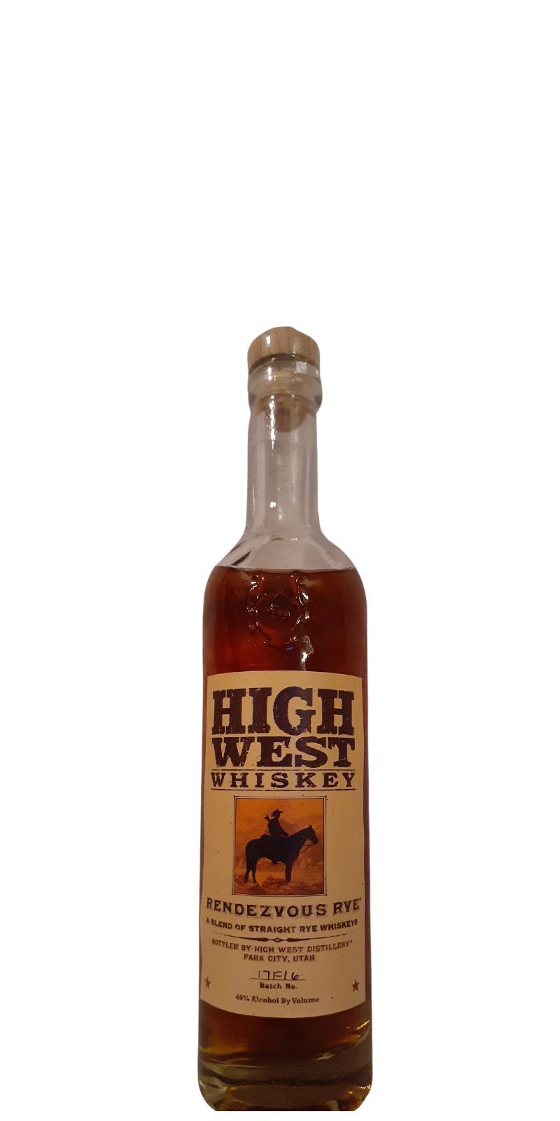 High West Rendezvous Rye