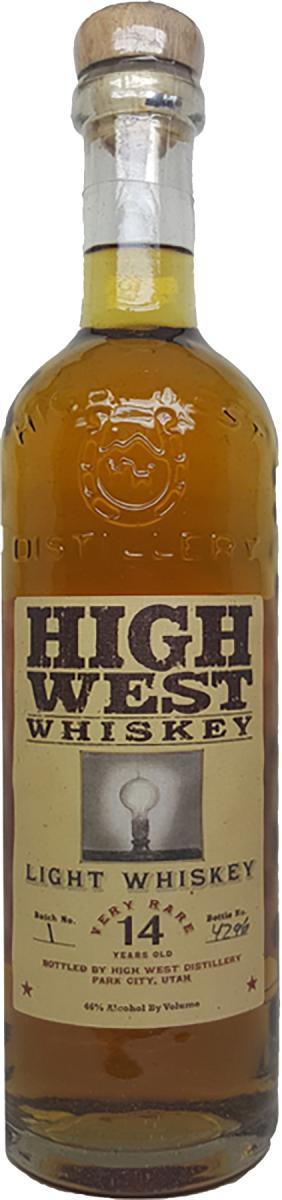 High West 14-year-old  Light Whiskey