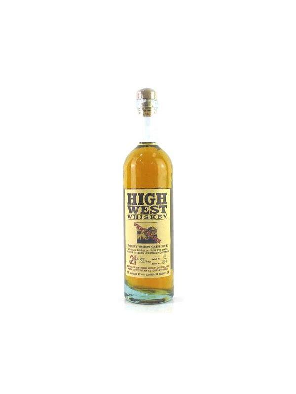 High West 21-year-old  Rocky Mountain Rye