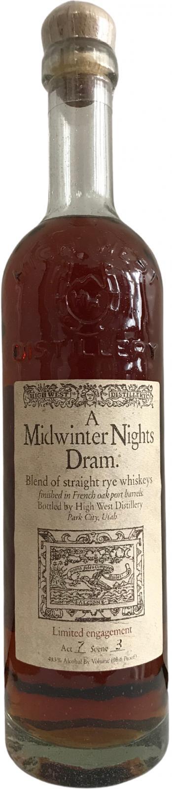 High West A Midwinter Nights Dram  Act 7 Scene 3