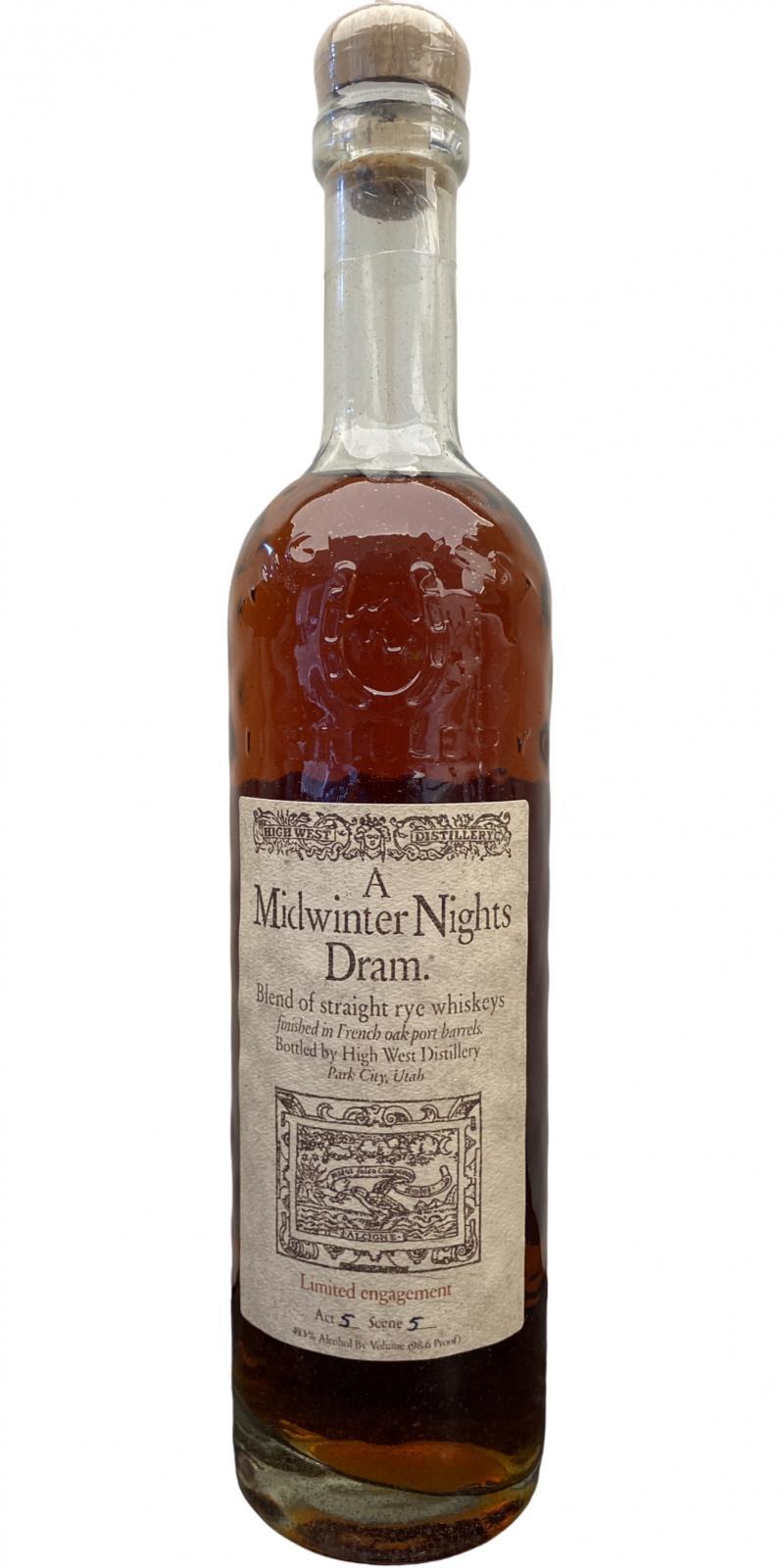 High West A Midwinter Nights Dram  Act 5 Scene 5