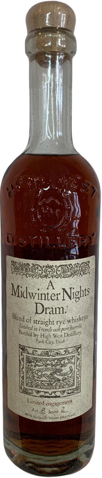 High West A Midwinter Nights Dram  Act 8 Scene 2