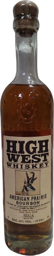 High West American Prairie Bourbon