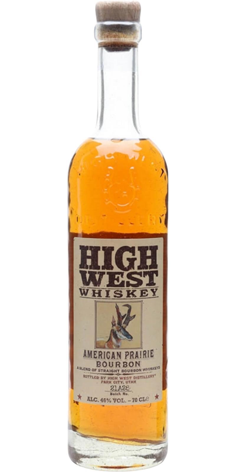 High West American Prairie Bourbon  A Blend of Straight Bourbon Whiskeys