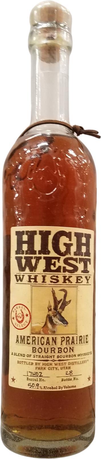 High West American Prairie Bourbon