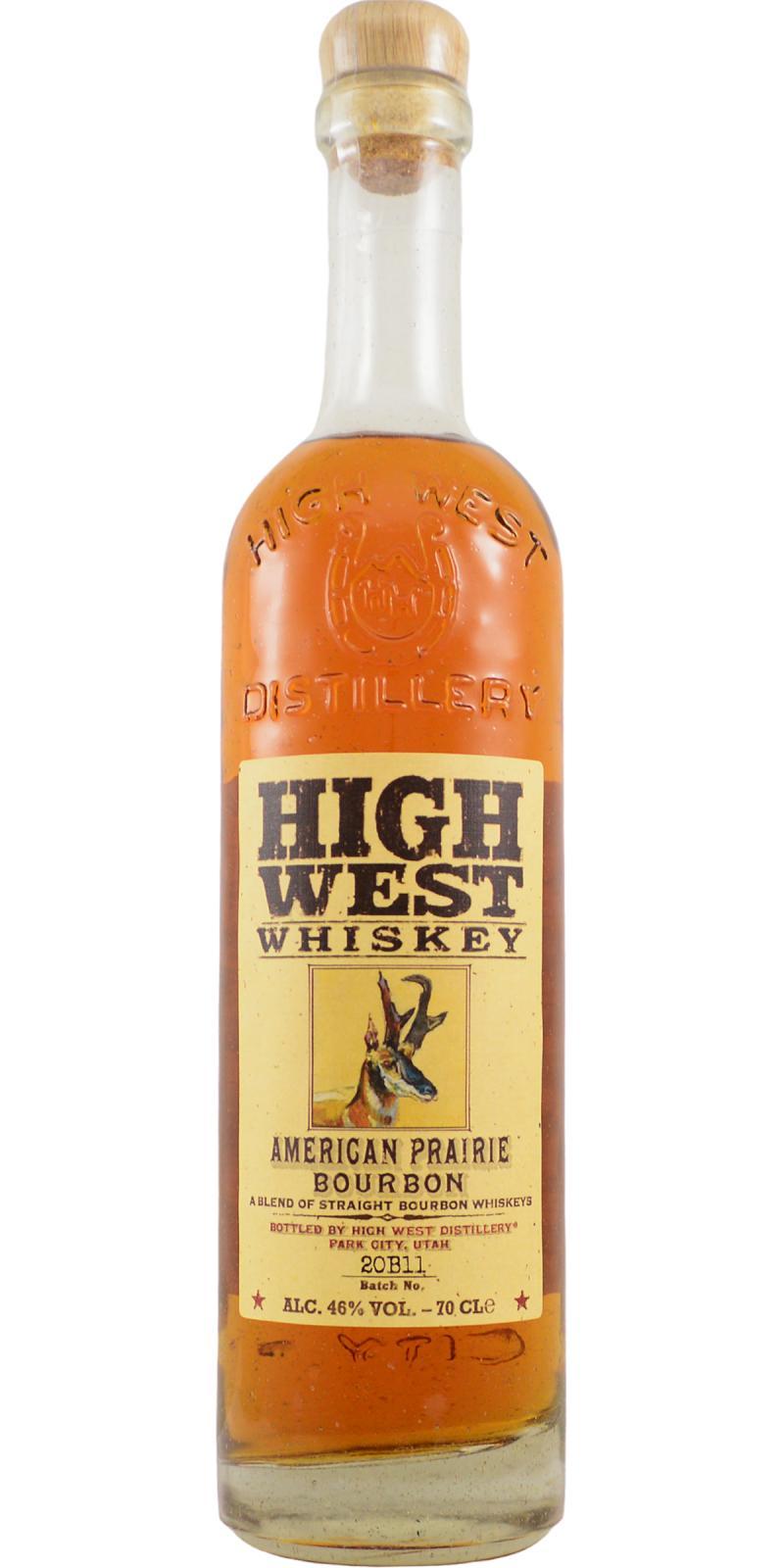High West American Prairie Bourbon  A Blend of Straight Bourbon Whiskeys