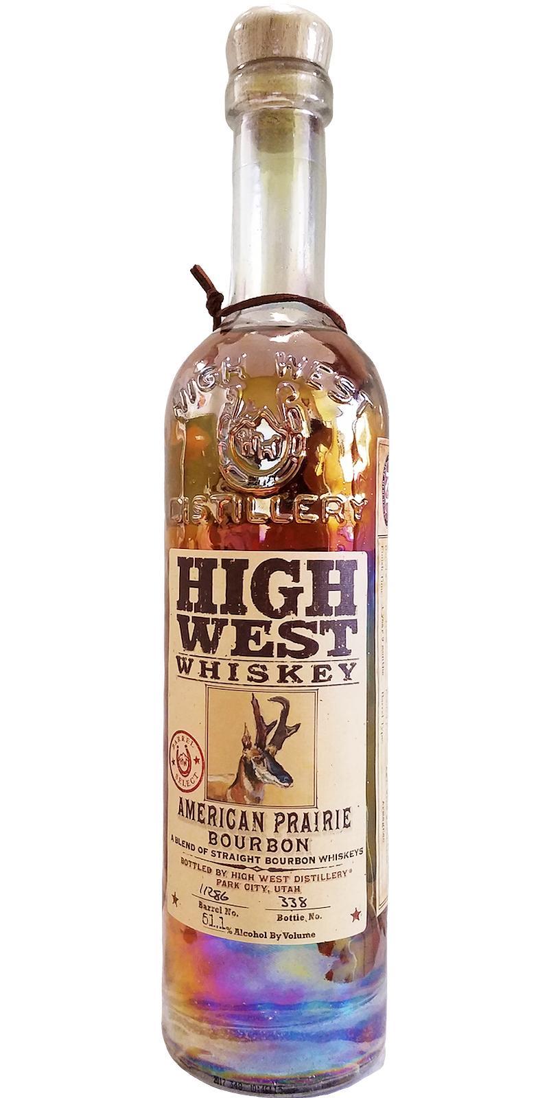 High West American Prairie Bourbon  A Blend of Straight Bourbon Whiskeys
