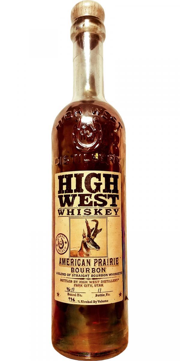 High West American Prairie Bourbon