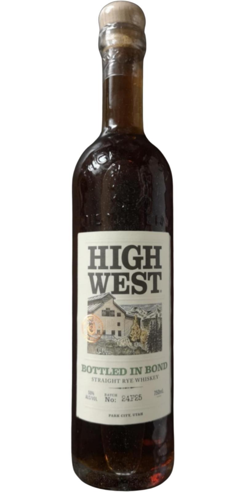 High West Bottled in bond