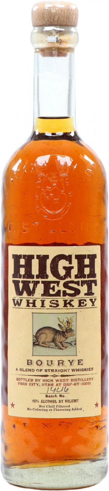 High West Bourye