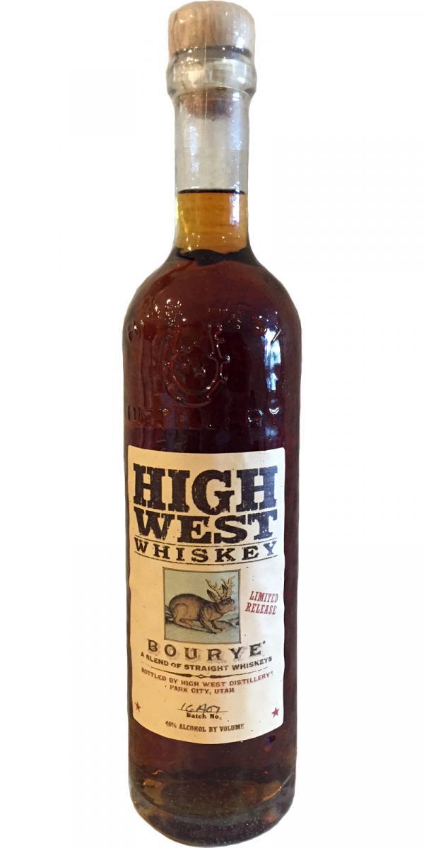 High West Bourye  BOUrbon & RYE - Limited Release