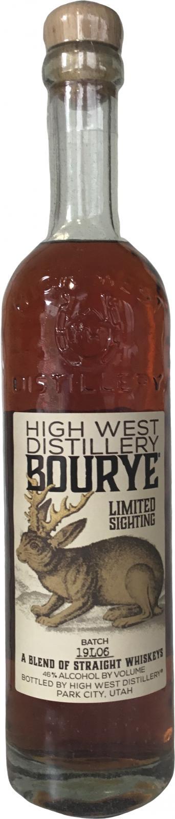 High West Bourye - Limited Sighting