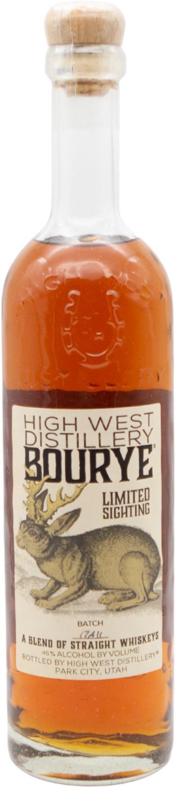 High West Bourye Limited Sighting  BOUrbon & RYE - Limited Sighting