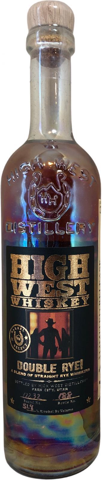 High West Double Rye  Barrel Select