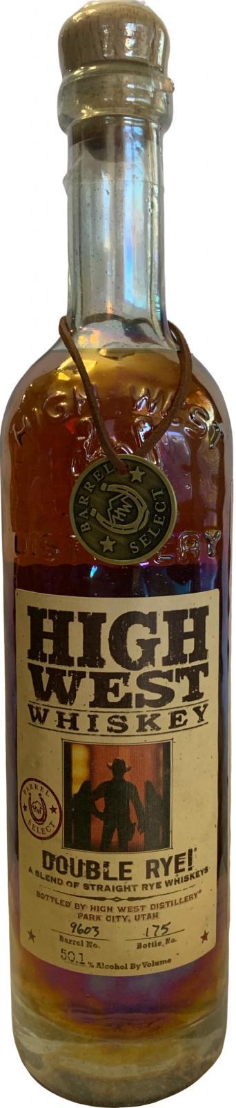 High West Double Rye  Barrel Select