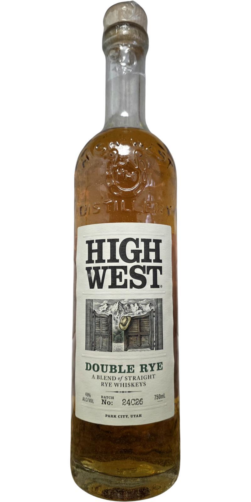 High West Double Rye  A Blend Of Straight Rye Whiskeys