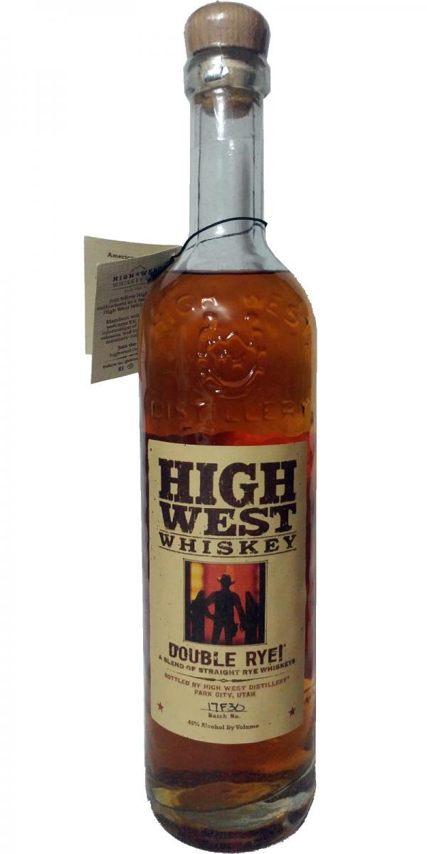 High West Double Rye!