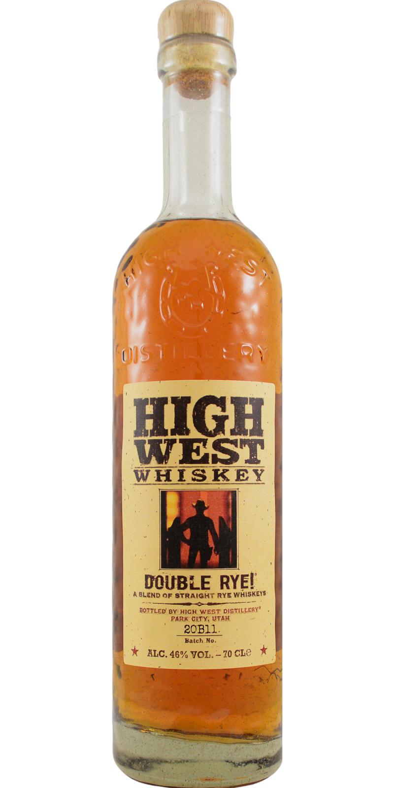 High West Double Rye!